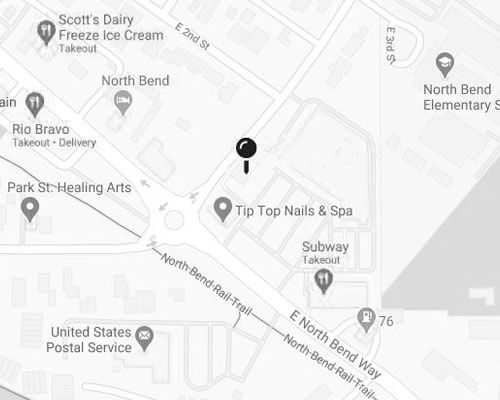 Office map - North Bend location